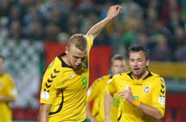 Lietuvos futbolininkai nugalėjo Latvijos komandą