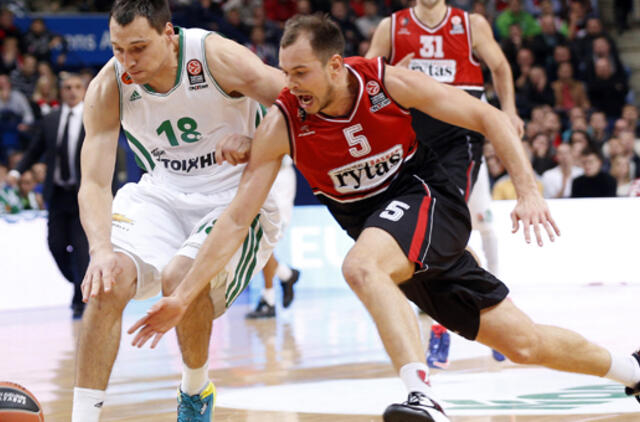 "Lietuvos rytas" įveikė "Panathinaikos" krepšininkus