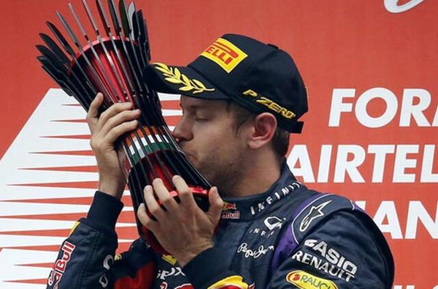 Sebastianas Fetelis ketvirtą kartą iš eilės tapo pasaulio "Formulės-1" čempionu