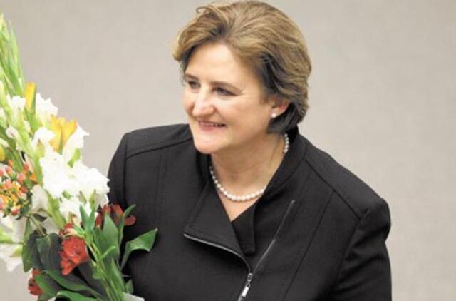 Seimo pirmininkė Loreta Graužinienė: Reikalausiu valdžios tarnauti tautai