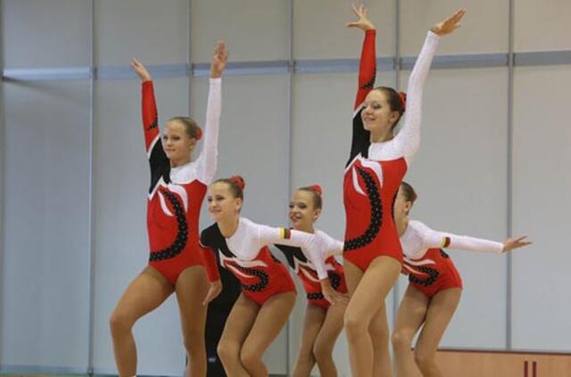 Aerobikos elitas Klaipėdoje išsidalijo medalius