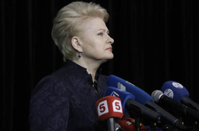 Dalia Grybauskaitė: dabartinė Ukrainos vadovybė stabdo progresą savo šalyje