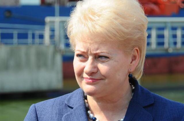 Dalia Grybauskaitė: "Labai tikėtina, kad Lietuva taps 19-ąja euro zonos nare 2015 metais"