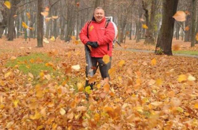 Miestiečiai kviečiami į lapų grėbimo talką