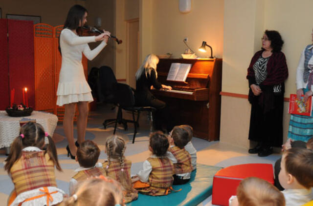 Muzikos garsai skambėjo mažiesiems klaipėdiečiams