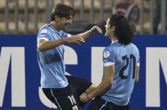 Paskutinysis kelialapis į pasaulio futbolo čempionatą - Urugvajaus rinktinei