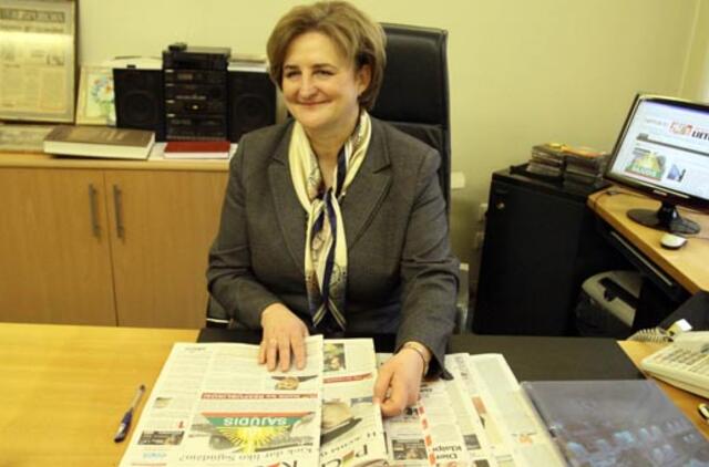 Seimo pirmininkė susitiko su didžiausios šalyje "Respublikos leidinių grupės" žurnalistais