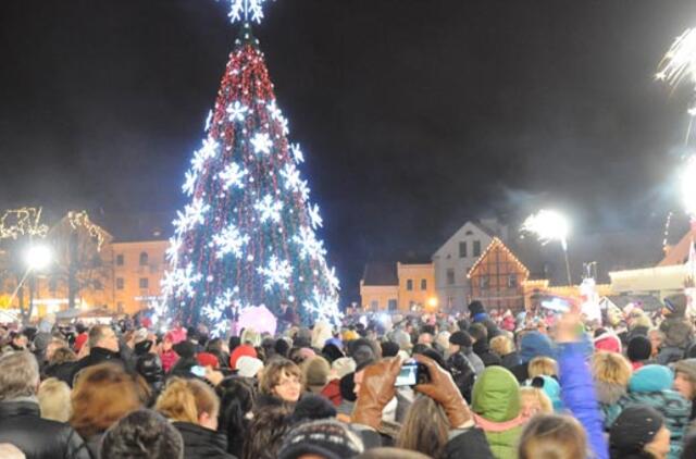 Eglutės įžiebimo dieną bus ribojamas eismas