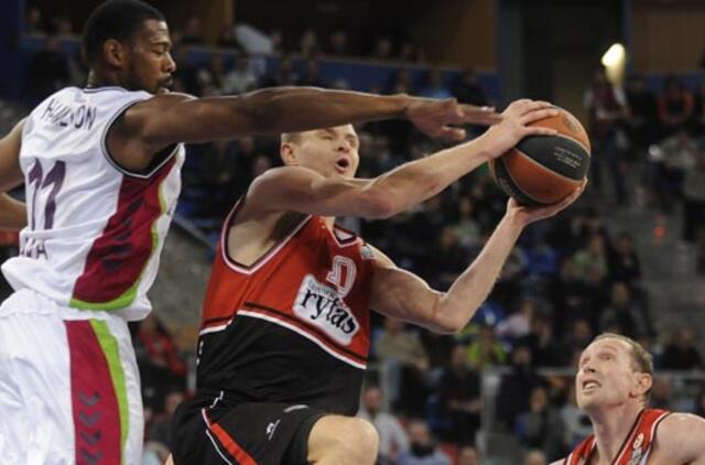 "Lietuvos ryto" krepšininkai pralaimėjo Vitorijoje