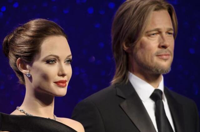 Madam Tiuso muziejuje atidengtos naujos Andželinos Džoli ir Bredo Pito vaškinės figūros