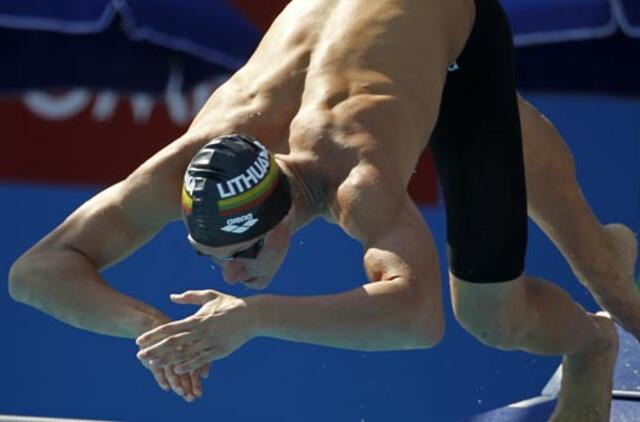 Rūta Meilutytė nestartavo, vyrai dusyk pagerino Lietuvos rekordą