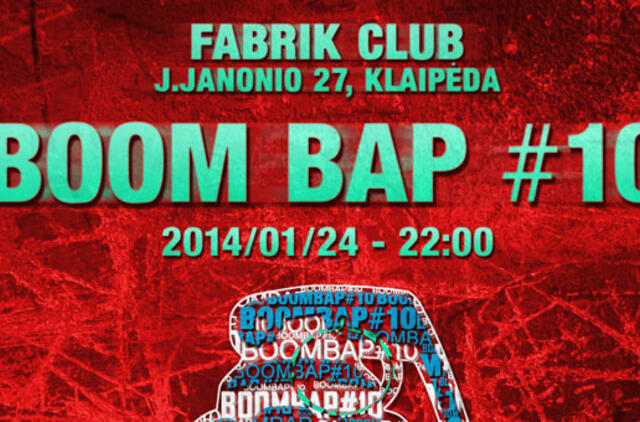 "BOOM BAP 10" - jau šį penktadienį