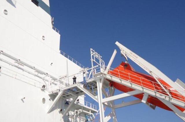 Išbandyta SGD laivo įgulos saugumo įranga