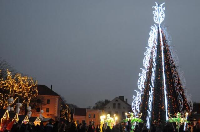 Klaipėdiečiai su kalėdine egle atsisveikins savaitgalį