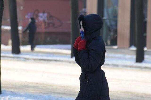 Klaipėdoje šaltis jau pareikalavo aukų