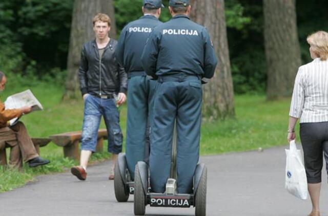 Neringoje policininkai naudosis riedžiais