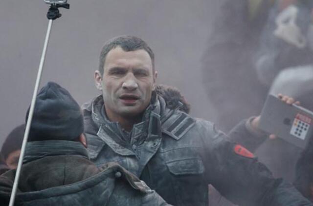 Per protestą Kijeve nukentėjo ir Vitalijus Klyčko