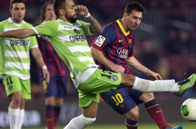 Po traumos sugrįžęs Lionelis Mesis įmušė du įvarčius