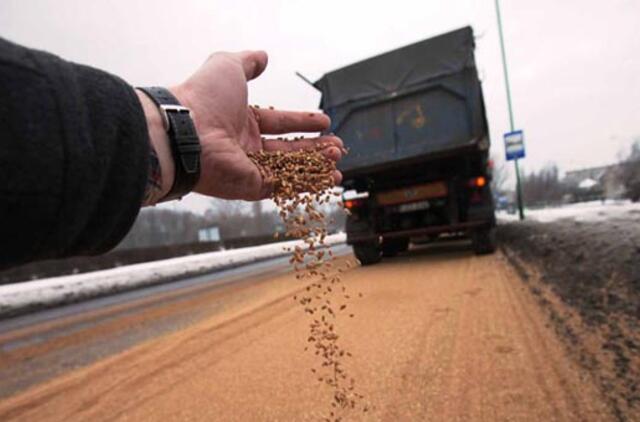 Problema - ne automobiliai, o sunkusis transportas