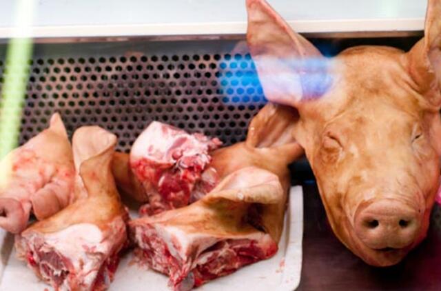 Rusija uždraudė kiaulienos importą iš ES