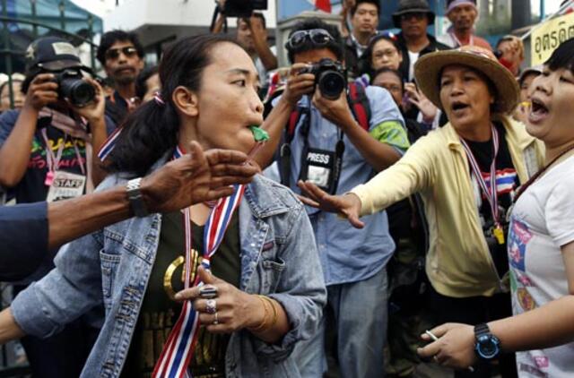 Tailande nušautas protestuotojų lyderis