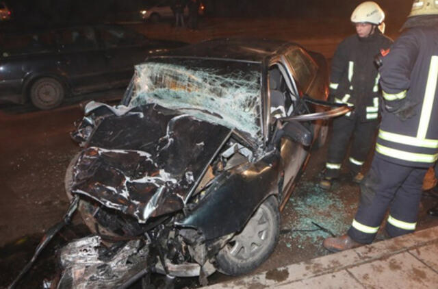 Girtas vairuotojas Klaipėdoje sukėlė avariją