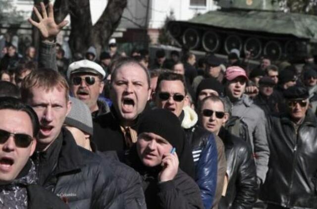 Kryme stiprėja prorusiškos separatistinės nuotaikos