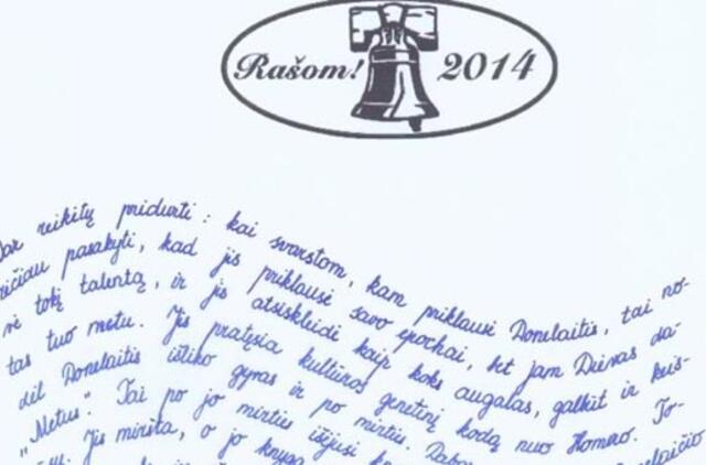Liko 2 dienos siųsti dailyraščius konkursui "Rašom!"