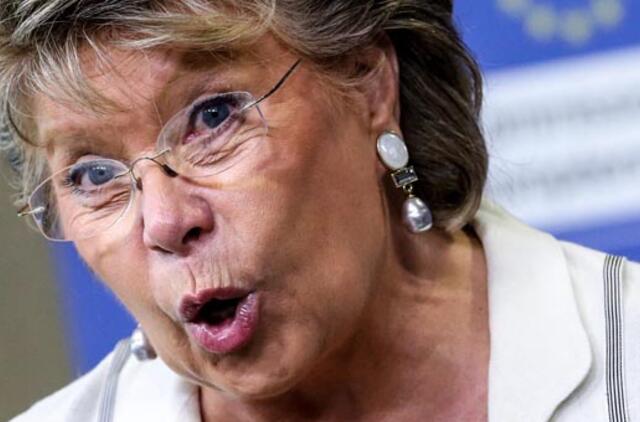 Londone apvogta ES komisarė Vivjana Reding