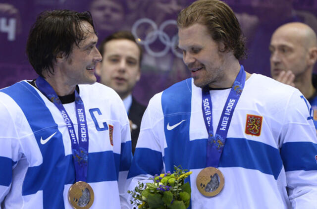 Olimpinių žaidynių vyrų ledo ritulio turnyre bronzą iškovojo Suomijos rinktinė