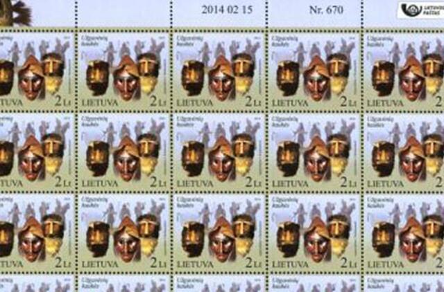 Pašto ženklą papuoš lietuviškos Užgavėnių kaukės
