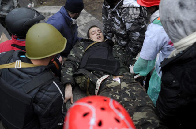 Pranešama apie dar daugiau žuvusiųjų Kijeve (atnaujinta 14.40)