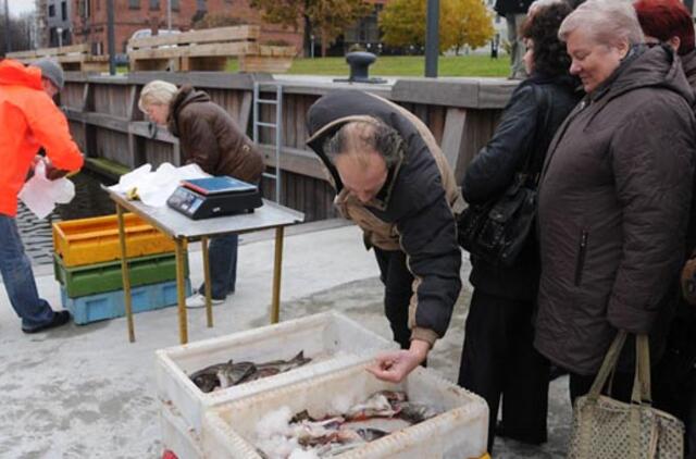 Prie Danės vėl prekiaus šviežiomis žuvimis