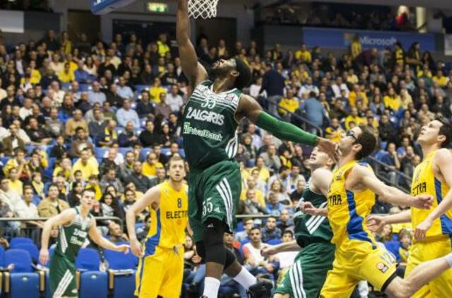 Kauno "Žalgiris" pralaimėjo Tel Avivo "Maccabi Electra" 67:77