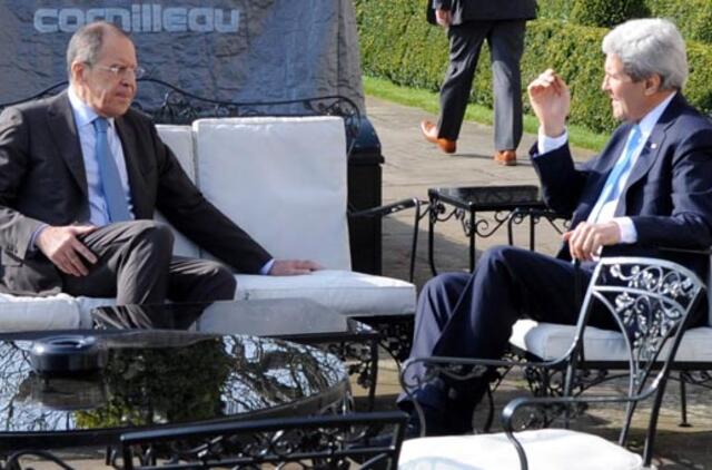 JAV ir Rusija nerado bendros pozicijos dėl Krymo