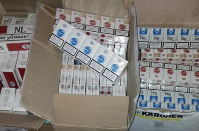 Klaipėdietis slėpė 2126 pakelius cigarečių