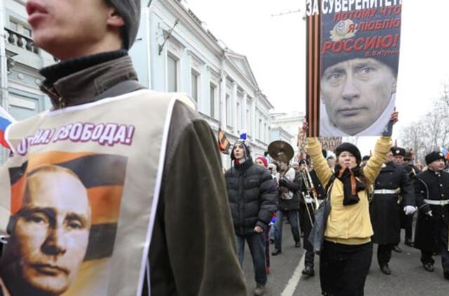 Maskvoje vyksta įvairios akcijos - ir prieš Maidaną, ir prieš karinę intervenciją į Ukrainą