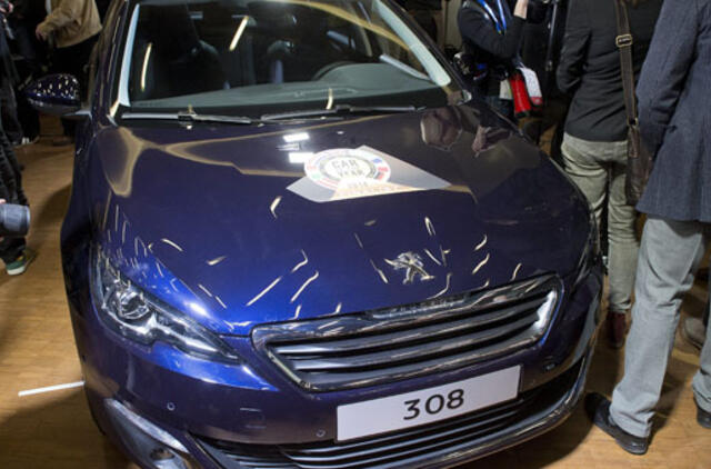 "Peugeot 308" tapo Europos Metų automobiliu