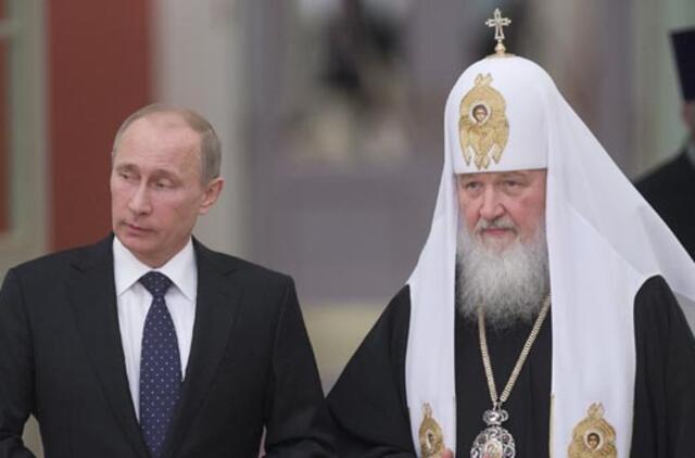 Rusijos bažnyčios galva Kirilas vengia Vladimiro Putino
