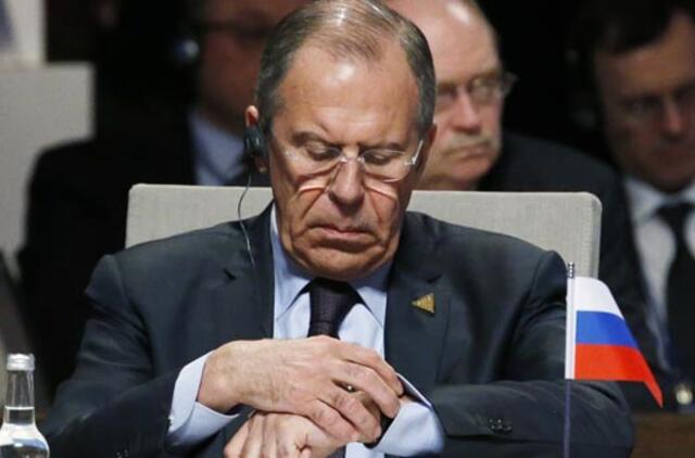 S.Lavrovas: Rusija neketina siųsti karių į Ukrainą