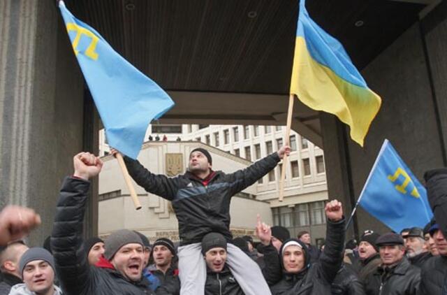 Ukrainoje paskelbta visuotinė mobilizacija