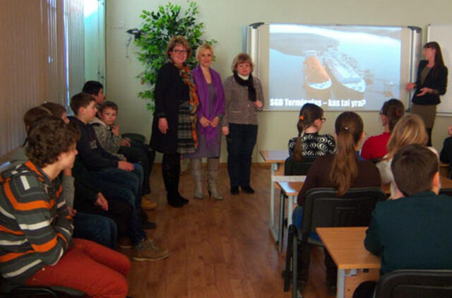 Vaikai dalyvavo pamokėlėse apie SGD terminalą