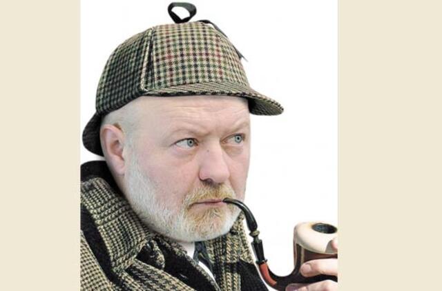 Eugenijus Gentvilas stebi kolegas pro rakto skylutę