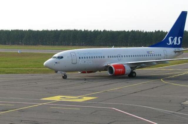 Į Vilnių iš Stokholmo pakilęs "SAS" lėktuvas buvo priverstas grįžti