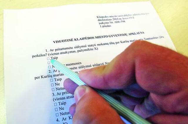 Klaipėdiečių apklausa - demokratijos cirkas