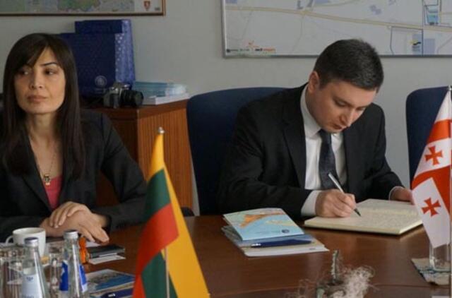 Klaipėdos uoste apsilankė Gruzijos ambasadorė