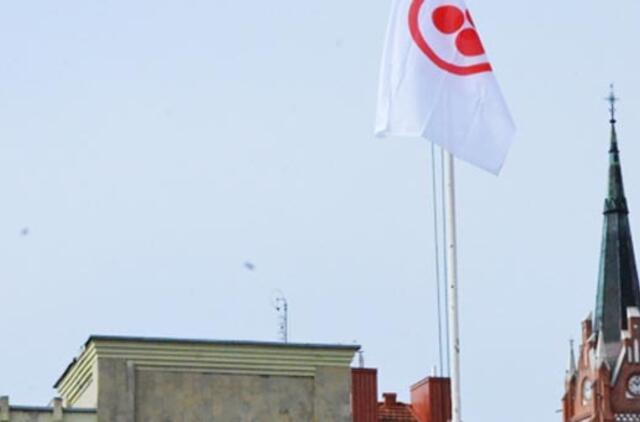 Kultūros dieną Palangoje suplevėsavo Taikos vėliava