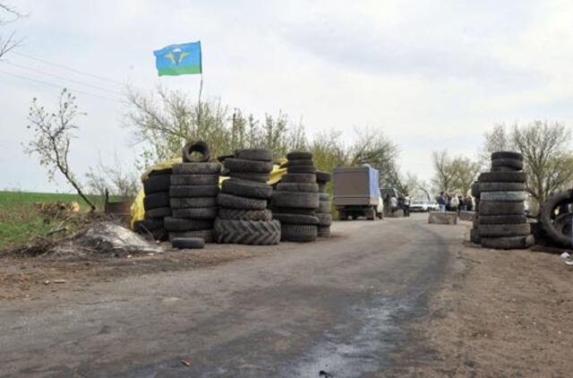 Netoli Slaviansko miesto įvyko susišaudymas, yra žuvusių ir sužeistų žmonių