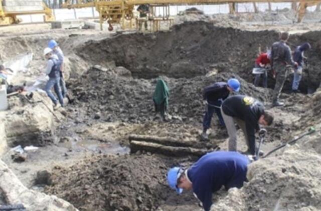 Palangoje atrastas viduramžių dvaras