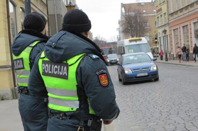 Pareigūnai tikrino ir perkėloje, ir Tiltų gatvėje